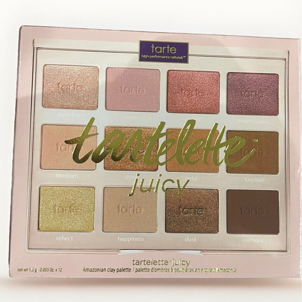 Tarte tartelette juicy amazonian clay eyeshadow palette new in box